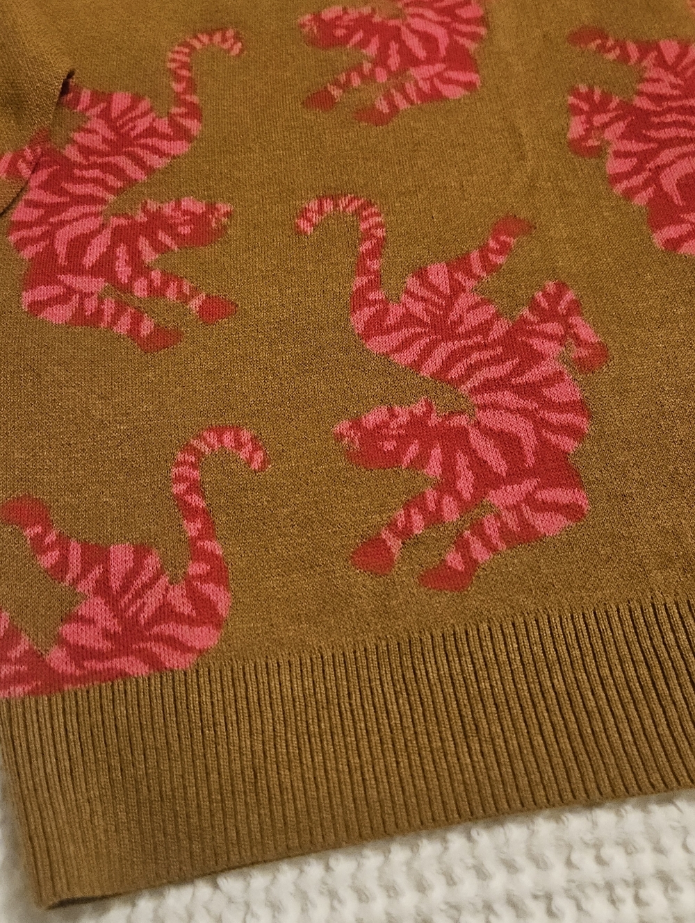 CROSBY by Mollie Burch Tiger Tango Sweater Size XL X-Large - Picture 8 of 15